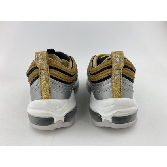 Nike Air Max 97 Metallic Gold Silver Women's Size 9 Sneakers Shoes - Picture 10 of 12